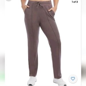 NWT Danskin Women's Scuba Straight Leg Jogger Pants, nwt brown